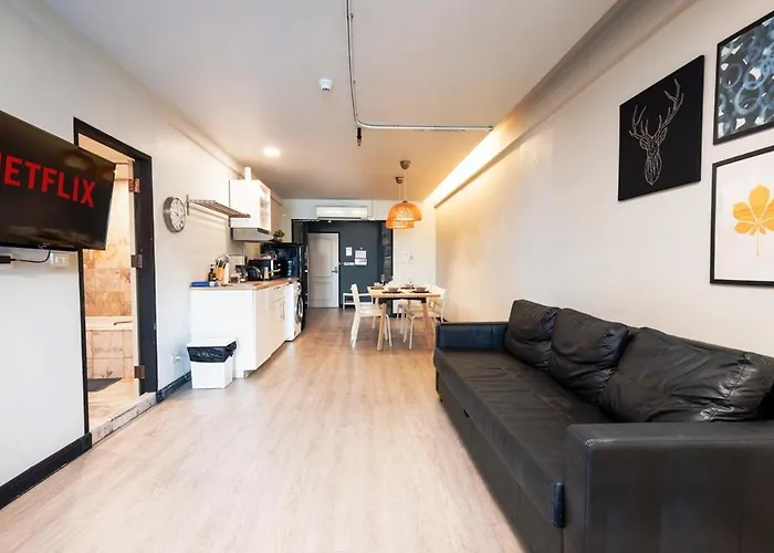 公寓 New Centre-2 Bedrooms Netflix 31 Floor 曼谷