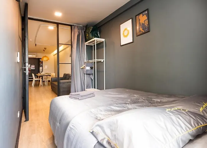 公寓 New Centre-2 Bedrooms Netflix 31 Floor 曼谷